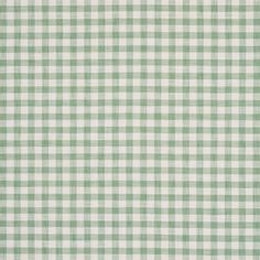 a green and white gingham checkered fabric