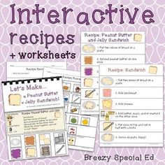 an interactive recipe worksheet for kids to help them learn how to make bread