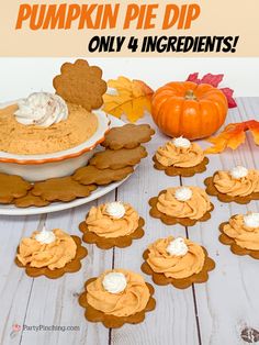 pumpkin pie dip recipe with only 4 ingredients