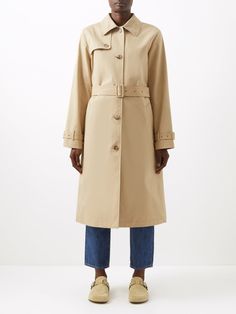 The 15 Staples Every French Woman Has in Her Wardrobe Apc Trench Coat