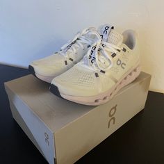 Only Worn Once!! Like New On Running Cloudsurfer Shoes In White/Frost Women’s Size 8.5 On Running Shoes, On Running, Shoes White, New Color, Running Shoes, Athletic Shoes, Color White, Like New, Women Shoes