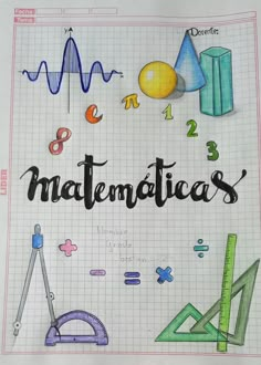 a drawing with the words matetematics on it