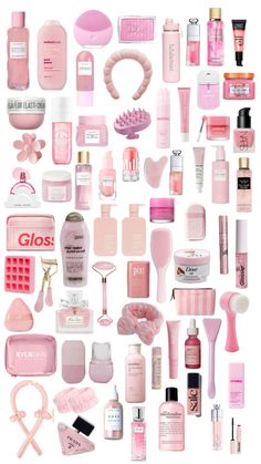 Slay Aesthetic, Pink Lifestyle, Basic Skin Care Routine, Pretty Skin Care, Skin Care Items, Pretty Skin, Pink Girly Things