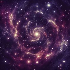 an image of a spiral galaxy with stars in the background