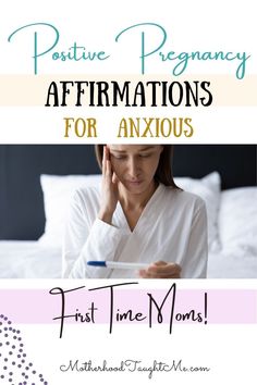 First pregnancy? feeling anxious because you're not sure what you just got yourself into? I was there too! Here are 15 positive pregnancy affirmations and how they can help! #positivepregnancyaffirmations #pregnancyaffirmation #newmoms #firsttimemom #pregnancy #firstpregnancy Positive Pregnancy Affirmations, Pregnant Life, Pregnancy Affirmations, Motherhood Quotes, Family Tips, Advice For New Moms