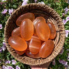 Amazing translucent vibrant orange Honey Calcite palm stones.  Size 2.1"-2.6". Please see numbered photos to choose your crystal. Honey Calcite is a stone of empowerment.  It increases feelings of self worth, confidence and courage and assists in overcoming obstacles. ♡ $25 off $200 Use code 25OFF200 ♡ Follow us on Instagram for giveaways at https://www.instagram.com/nouveaucollections/?hl=en and for flash sales and first dibs on new items at //www.instagram.com/nouveaucrystals/ Please be sure t Sacral Chakra Healing, Orange Honey, Honey Calcite, Overcoming Obstacles, Orange Calcite, Meditation Stones, Crystal Crafts