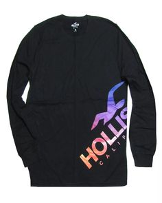 Hollister Men's Long Sleeve T-Shirt Black Wrap Graphic 100% Cotton NwT XS
#ad Black Wrap, Men's Long Sleeve T-shirt, Long Sleeve T Shirt, Long Sleeve Tshirt, Crew Neck