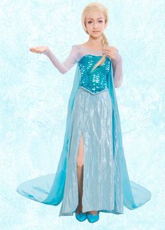 Frozen Play, Frozen Princess Dress, Elsa Halloween, Elsa Halloween Costume, Cosplay Dresses, Frozen Cosplay, Princess Elsa Dress, Movie Cosplay, Frozen Elsa Dress