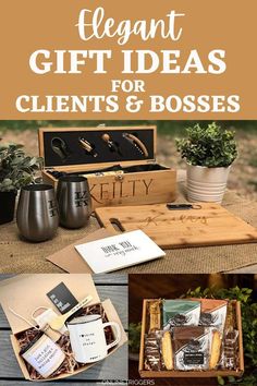 gift ideas for client's and bossies