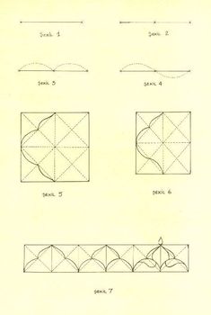 four different shapes are shown in this drawing