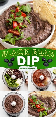 Out of homemade dip recipes? This Black Bean Dip is the easiest, most delicious appetizer ever! It's great on a vegetable board or for any party. Pin this delicious and easy dinner recipe! Bean Dip Vegan, Football Party Food Ideas, Vegetarian Bean Recipes, Low Carb Beans, Vegetable Board, Black Bean Dip Recipe, Easy Bean Recipes, Vegan Bean Recipes, Super Bowl Party Food