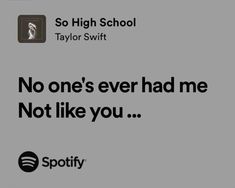 an advertisement for spotify featuring taylor swift