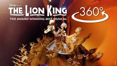 an advertisement for the lion king musical show