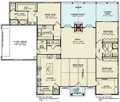 the first floor plan for a home