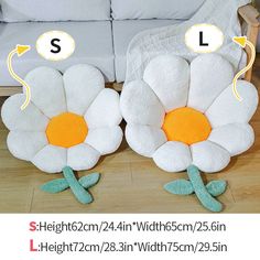 Product Description
			
		
		
			
			Ins Flower Pillow Office Chair Lumbar Back Cushion Cute Plush Sofa Throw Pillows Soft Elastic Decor Cushions Winter Bed Sleeping Pillows Coussin
			
			Feature:
			[High-quality material]: This flower cushion fabric is made of fine plush fabric, and high-quality PP fabric is selected as the filler, skin-friendly, very soft and elastic.
			[Cute flower shape]: Super soft pillow, fresh and cute. The colors are bright and comfortable. Zipper design adopted and the outer cover is removable and washable. Unfold it and it can be used as a floor mat.
			[Comfortable]: The filling is full and it's comfortable to rely on, making you feel relax after a busy and tiring day.
			[Applicable occasions]: This flower pillow is beautiful and cute. It is the first choice Flower Chair, Decor Cushions, Plush Flower, Flower Cushion, Plush Chair, Plush Sofa, Chair Pillow, Pillows Flowers, Sofa Throw Pillows