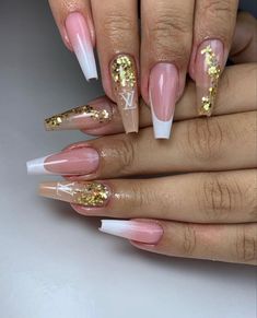 Fingerprint Tattoos, Ombre Nail Designs, Acrylic Nails Coffin Pink, Gel Nail Designs, Luxury Nails, Pretty Acrylic Nails, Fancy Nails, Chic Nails, Best Acrylic Nails