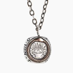 Ouroboros Necklace – Digby & Iona Ouroboros Necklace, The Ouroboros, Digby And Iona, Oxidized Sterling Silver, A Rose, Sterling Silver Chain, Signet Ring, Pave Diamonds, White Diamond