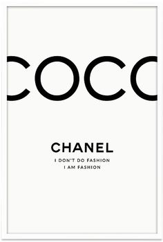 a black and white poster with the words coco on it