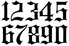 an old english alphabet with the letter b and f in gothic style, black on white