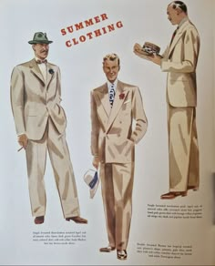 1960s Fashion Mens, 1930s Mens Fashion, Menswear Illustration, Suit Styles For Men, 40s Suit, All My Sons, 1950s Mens Fashion