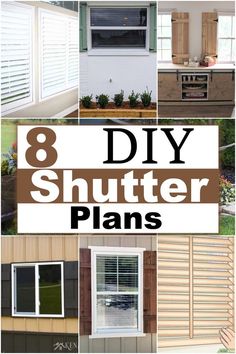 8 diy shutter plans that are easy to make and great for any homeowner