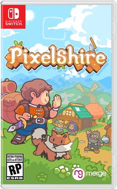 the cover art for pixelshire, an interactive video game that is available on nintendo wii