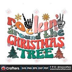 rockin around the christmas tree svg file