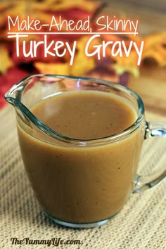 Make Ahead Turkey Gravy, Making Turkey Gravy, Healthy Thanksgiving, Turkey Gravy, Thanksgiving Side, Gravy Recipes, Thanksgiving Menu, Thanksgiving Side Dishes, Holiday Cooking