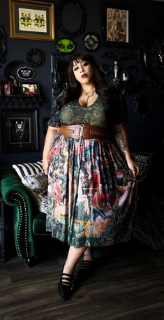 Plus Size Witch Fashion, Boho Rocker Chic Style, Witchcore Fashion, Boho Plus Size Outfits, Maximalism Fashion, Curvy Boho, Boho Rocker, Sante Fe