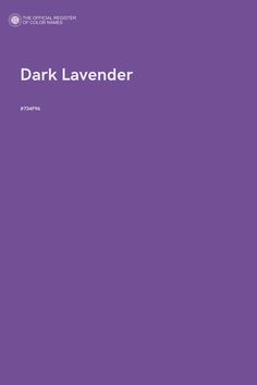 the cover of dark lavender, with white text