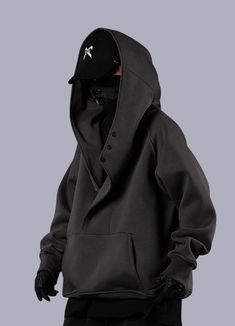 Push fashion boundaries with this cool and innovative Japanese hoodie. Immerse yourself in the world of avant-garde urban style with our Oversize Japanese Hoodie, a garment that fuses Asian streetwear aesthetics with the functionality of techwear. This uniquely designed hoodie caters to men and women who dare to challenge fashion norms while seeking comfort and warmth in their attire. Embrace this techwear hoodie's exceptional comfort with its spacious kangaroo pocket - a perfect sanctuary for y Oversized Harajuku Hoodie For Streetwear, Oversized Harajuku Hooded Hoodie, Oversized Harajuku Style Hooded Hoodie, Oversized Harajuku Hoodie, Oversized Harajuku Sweatshirt For Streetwear, Oversized Harajuku Outerwear For Streetwear, Harajuku Style Hooded Jacket For Winter Streetwear, Winter Harajuku Style Hooded Streetwear Jacket, Techwear Hooded Jacket With Drawstring Hood For Streetwear