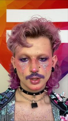 Natural Drag Makeup, Masc Drag Makeup, Masc Pride Makeup, Alt Drag Makeup, Beginner Drag Makeup, Androgynous Makeup Looks, Gender Fluid Makeup, Gay Makeup Looks, Drag King Aesthetic