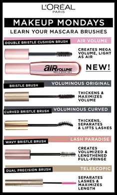 Eyelashes With Mascara, Length Mascara, Makeup Tips Eyeshadow, Creme Anti Age, Makeup Help, Mascara Brush, Makeup Guide, Gold Armband, Beauty Makeup Tips