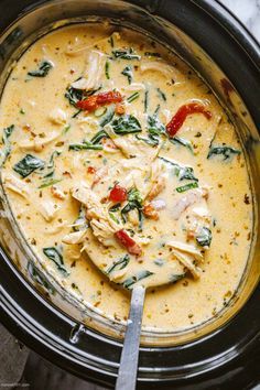 Food and Drink: #foodie, #recipes, #cooking, #food inspiration Chicken Breast Slow Cooker, Slow Cooker Creamy Chicken, Creamy Chicken Soup, Ground Chicken Recipes, Crockpot Soup Recipes, Crockpot Recipes Beef, Chicken Breast Recipes Healthy, Soup Recipes Slow Cooker, Instant Pot Recipes Chicken