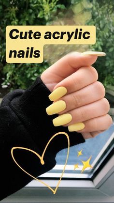 Acrylic Nails Yellow, Wedding Nail Polish, Fake Nails Designs, Nails Yellow, Tropical Nails, Nail Design Inspiration, Cute Acrylic Nail Designs, Simple Acrylic Nails