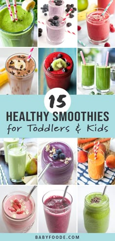 healthy smoothies for toddlers and kids