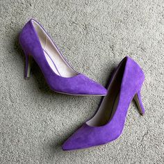 Purple (Lilac) Colored Pumps Never Worn Soft Suede Like Material 3.5 Inches Purple Lilac, Suede Pumps, Purple Aesthetic, Soft Suede, Color Purple, Shoes Women Heels, Lilac, Shoes Heels, Pumps