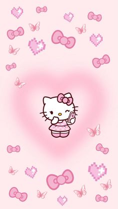 Y2k Hello Kitty Backgrounds, Iphone Hello Kitty Wallpaper, Fotos Da Hello Kitty, Hello Kitty Pink Wallpaper, Wallpaper Hello Kitty Aesthetic, Pink Hello Kitty Wallpapers, Kitty Wallpaper Iphone, Pretty Pink Wallpapers, Pink Hello Kitty Wallpaper