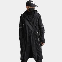 Cyberpunk Techwear Cape