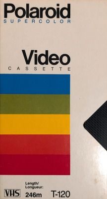 the polaroid supercolor video camera is in its box