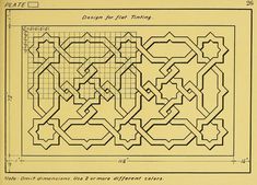 a drawing of a maze with lines in it