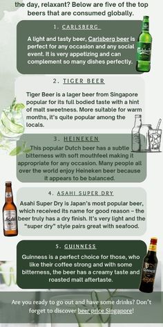 an info sheet describing the benefits of beer and how to use it in your home