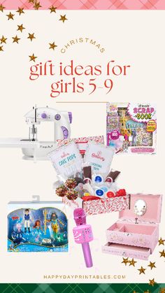 Get ready to sleigh Christmas gifting for the girls in your life! Spark their DIY spirit with a Beginner Sewing Machine – perfect for creating holiday magic. Give a twirl-worthy surprise with the Ballerina Jewelry Box, where glam meets organization. Dive into undersea adventures with the Little Mermaid Set – the coolest underwater crew! And for the mini storytellers, the Ultimate Scrapbook is the ticket to memory lane. No more boring gifts, just pure holiday fun! Classmate Christmas Gifts, Beginner Sewing Machine, Big Christmas Gifts, Ballerina Jewelry Box, Unique Gifts For Girls, Ballerina Jewelry, Girls Gift Guide, Unique Gifts For Kids, Toddler Christmas Gifts