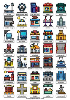 the different types of buildings and their names