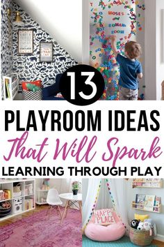 kids playroom ideas that will spark learning through play