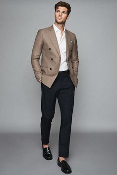 Cocktail Attire Men, Party Outfit Men, Blazer Outfits Men, Mens Business Casual Outfits, Herren Style, Formal Men Outfit, Classy Outfits Men, Wedding Outfit Men