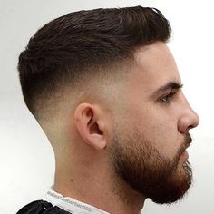 Crew Cut Fade, Bart Styles, Mens Medium Length Hairstyles, Haircut Selfie, Photo Hijab, Gents Hair Style