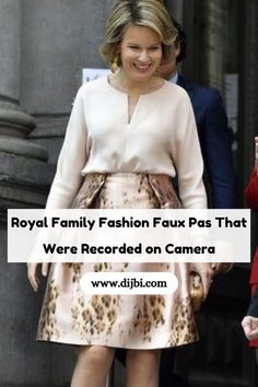 the royal family fashion fauxs that were recorded on camera