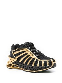 Plein Sport Thunderstorm GenX Sneakers - Farfetch Male Style, Tiger Head, Sneakers Black, Logo Print, Lace Front, Rubber Sole, Lace Up, Luxury Fashion, Sneakers