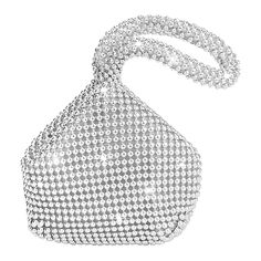 PRICES MAY VARY. Capacity - This small bag(size 5.9''X5.5'') is suitable for carrying cash, car keys, cards, compact mirror, lipstick, and perfume(Not suitable for carrying phone). Material: Made of great quality polyester material, fine workmanship and durable. Package include: Each package has 1 pcs mini triangle bling sequins zipper pouch. Wide application: Best choice for your gatherings, evening party, wedding, dating,Prom. Gift Choice: Great gift for friends, colleagues, family or a treat Sparkly Handbag, Cocktail Party Wedding, Prom Gift, Bag Luxury, Evening Clutch Bag, Compact Mirror, Evening Clutch, Car Keys, Evening Party